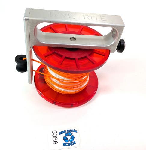 Dive Rite Sidewinder Cave Tec Wreck Scuba Diving Primary Reel holds 250ft line