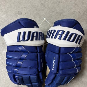 14” Warrior Alpha DX Pro Toronto Maple Leafs Gloves Pro Stock NHL (New)