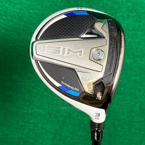 TaylorMade SIM Titanium 15 Fairway 3 Wood Diamana FW Limited 75-S Stiff w/HC