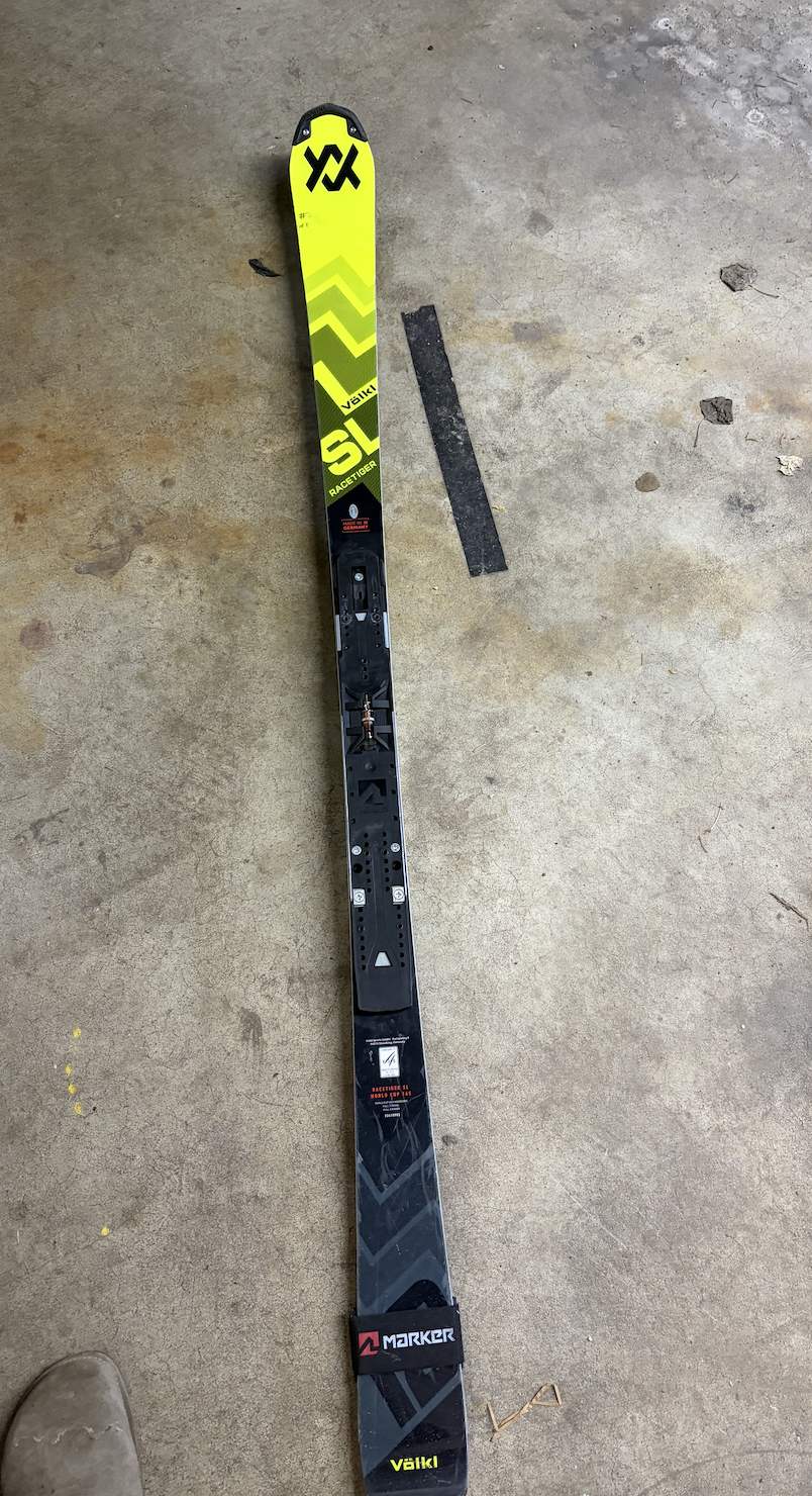 Racing 165 cm Volkl Racetiger SL Skis Without Bindings (Used