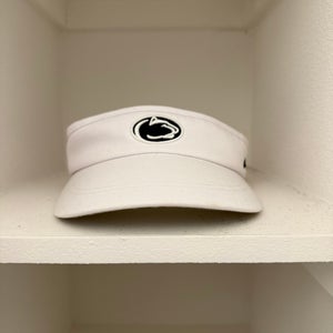 Nike Dri-Fit Adjustable Visor White, Nittany Lions Penn State