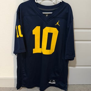 Tom Brady Michigan Jordan Football Jersey Size XL