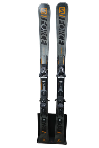 USED 2021 Salomon S/Force Fever Skis with Salomon Z 12 Bindings - 156cm