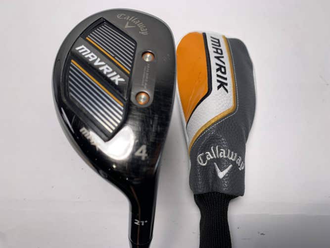 Callaway Mavrik Max 4 Hybrid 21* Project X Catalyst 6.0 75g Stiff RH HC