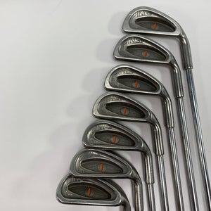 Ping Eye Iron Set 2-PW Orange Dot 2* Flat Karsten Regular Mens RH- Missing 6,8 i