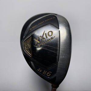XXIO Prime 10 6 Hybrid 26* Prime SP-1000 Flex 3212 44g Regular Graphite Mens RH
