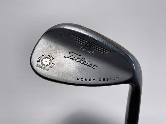 Titleist Vokey SM6 Tour Chrome Sand Wedge SW 56* 8 Bounce Wedge Steel Mens RH