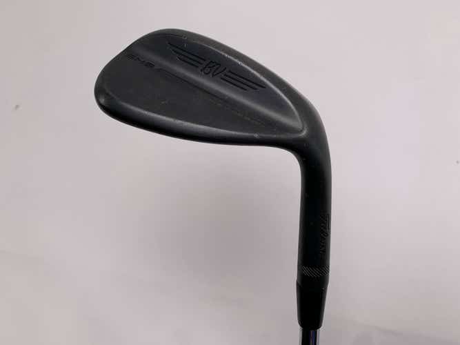Titleist Vokey SM9 Jet Black Raw Lob Wedge LW 60* 10 Bounce S-Grind Mens RH