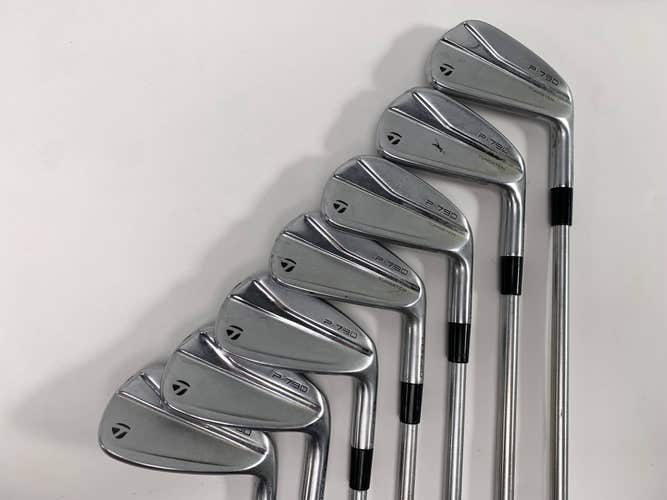 TaylorMade P790 2021 Iron Set 4-PW KBS Tour C-Taper Lite Stiff Steel Mens RH