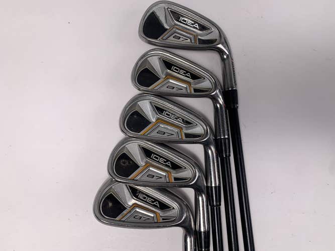 Adams Idea A7 Iron Set 5-PW UST Mamiya ProForce Regular Graphite Mens RH- No 9i