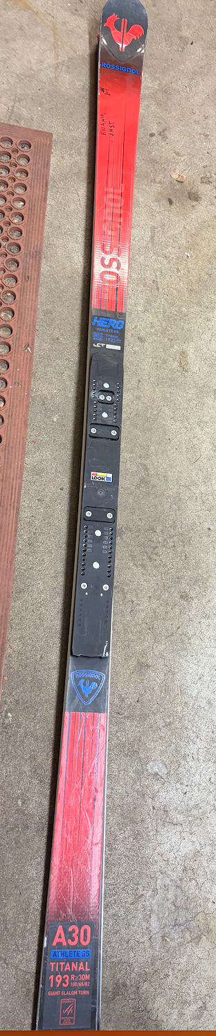 Rossignol Hero Athlete GS 193 cm Racing Skis Without Bindings