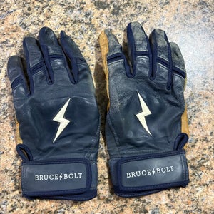 Bruce Bolt - Premium Pro Short Cuff Large Batting Gloves (Used)