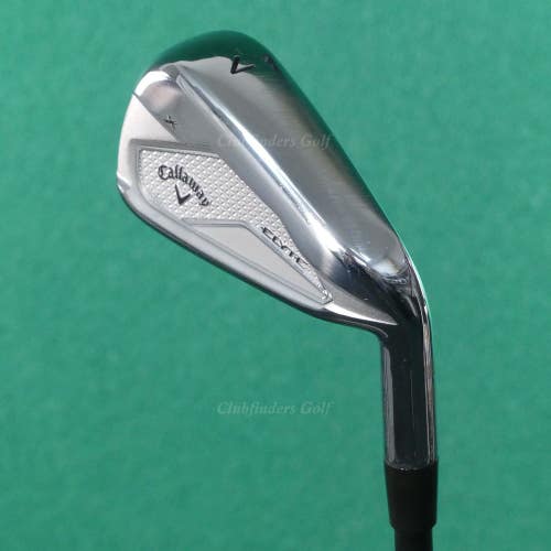 Callaway Elyte X Single 7 Iron Cypher Black 2.0 Fifty 5.0 Graphite Seniors