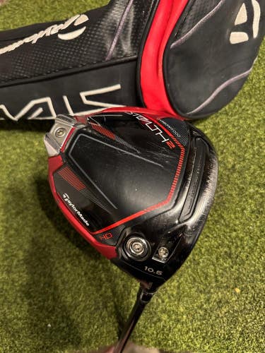 TaylorMade Stealth 2 HD 10.5* Driver, Vista Pro 65 X-Stiff Flex, RH