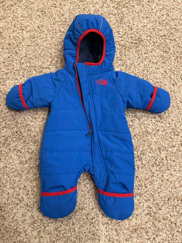 The North Face Onesie Blue Infant Boys  0-3 months
