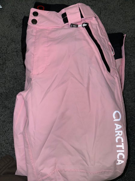 Pink Youth Large Arctica ZIP DOWN RACE SKI Pants (Used)
