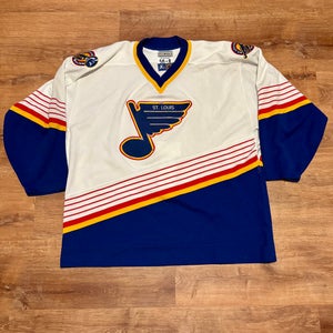 Vintage Men’s Authentic Starter St. Louis Blues Jersey Music Note (56 R)
