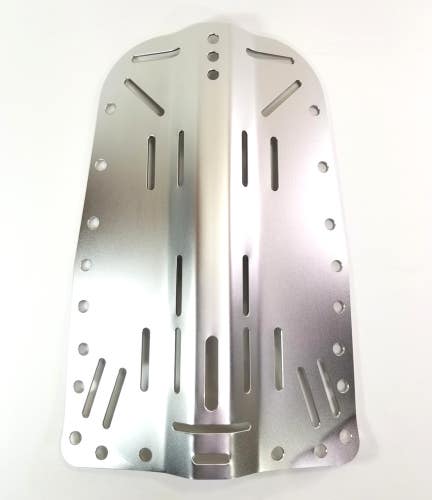 Stainless Steel Backplate Scuba Dive Tech Side Mount Doubles / Single BCD 15x10