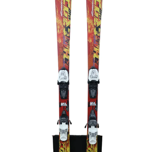 USED 2006 Nordica Hot Rod Skis with Marker 4.5 Bindings - 140cm