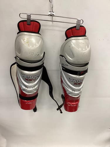 Used Bauer VAPOR XXV Senior Shin Guards Grey 14" 11851-S000042031