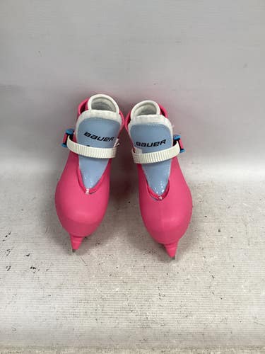 Used Bauer LIL ANGEL Girls Softboot Skate Pink Youth 10.0 11851-S000042075