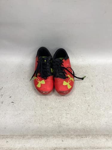 Used Under Armour Soccer Cleats Red Youth 11.0 11851-S000042076