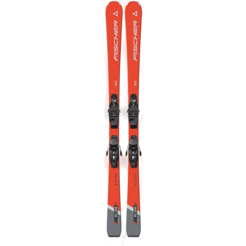 NEW 2025 Fischer RC One X Skis with Fischer RS 9 GW SLR Bindings - 155cm