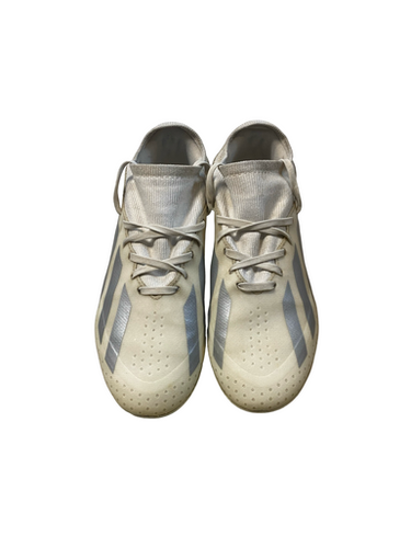 Used Adidas CRAZYFAST Soccer Cleats White Junior 03.5 11706-S000369917