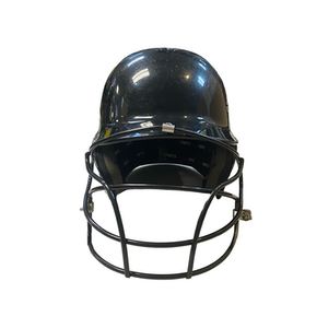 Used Adidas BLACK HELMET Batting Helmet No Mask Black MD 11706-S000369904