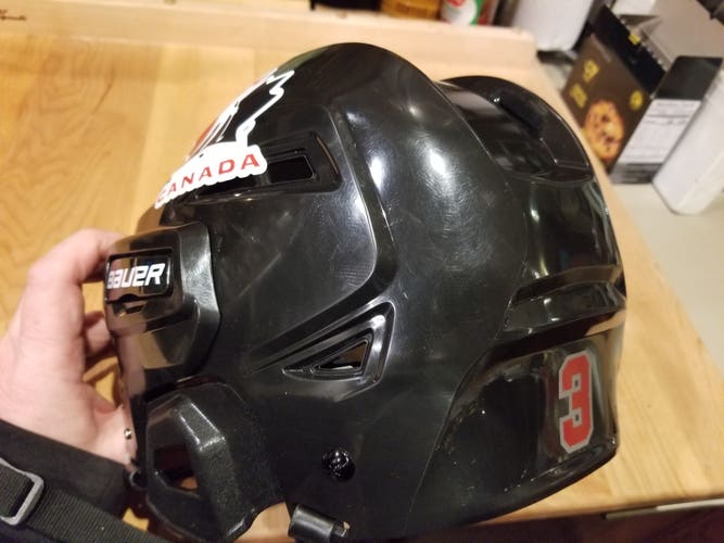 Team Canada Jr Tournament team issued helmet Large Bauer Helmet (New)