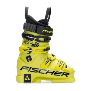NEW Fischer RC4 Podium 70 Junior Race Boots - 24/24.5 - Yellow