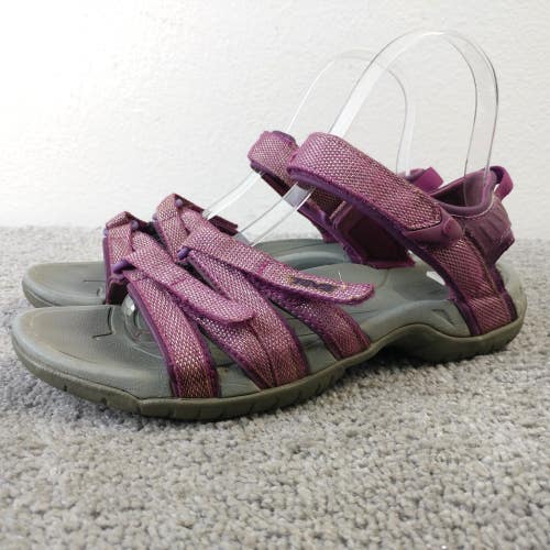 Teva Tirra Womens Size 6.5 Sandals Purple Slingback Shoes