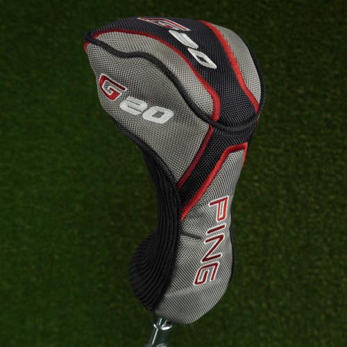 PING G20 7 FAIRWAY WOOD HEADCOVER 7W BLACK / GRAY / RED ~ LOOK!!
