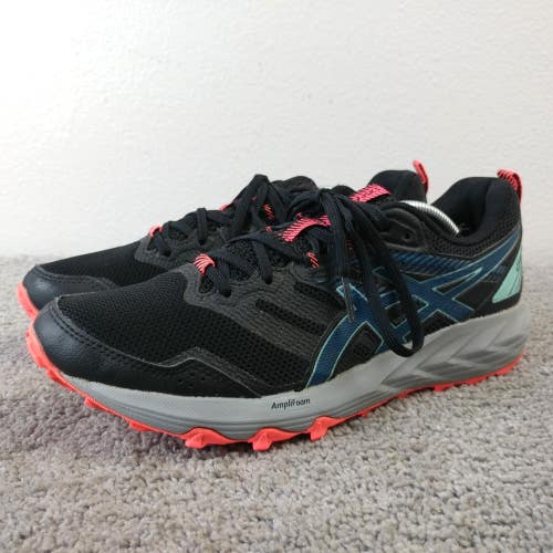 ASICS GEL-Sonoma 6 Trail Running Shoes Womens Size 9 Sneakers Black Blue Low