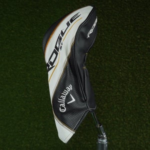 CALLAWAY ROGUE ST FAIRWAY WOOD HEADCOVER BLACK / WHITE / YELLOW CHANGEABLE #'S