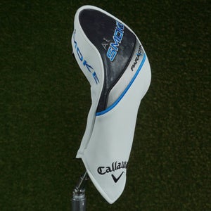 CALLAWAY AI SMOKE PARADYM FAIRWAY WOOD HEADCOVER WHITE/BLACK/BLUE CHANGEABLE #'S