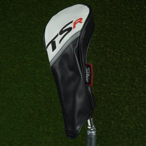 TITLIEST TSR FAIRWAY WOOD HEADCOVER BLACK / WHITE / RED CHANGEABLE #'S ~ LOOK!!