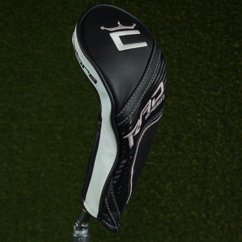 COBRA RAD SPEED FAIRWAY WOOD HEADCOVER WOMEN BLACK / WHITE / PINK CHANGEABLE #'S