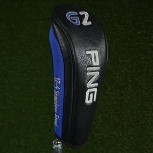 PING G2 5 FAIRWAY WOOD HEADCOVER 5W 17-4 STAINLESS STEEL BLACK / BLUE ~ LOOK!!
