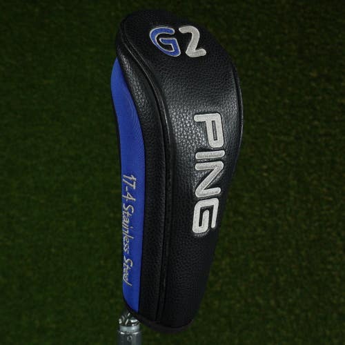 PING G2 5 FAIRWAY WOOD HEADCOVER 5W 17-4 STAINLESS STEEL BLACK / BLUE ~ LOOK!!