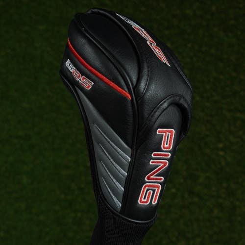 PING G25 FAIRWAY WOOD HEADCOVER BLACK / GRAY / RED ~ LOOK!!