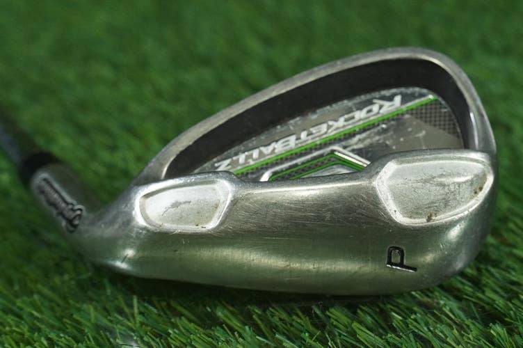 TAYLORMADE ROCKETBALLZ PITCHING WEDGE "P" RBZ REGULAR FLEX STEEL RH ~ LOOK!!