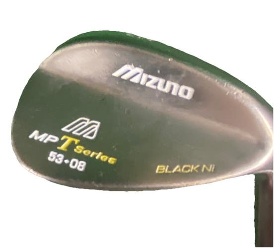 Mizuno MP T Series Black Nickel Forged Gap Wedge 53*08 RH Steel 35" New Grip