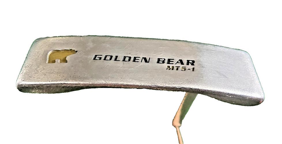 Golden Bear MTS-1 Milled Blade Putter RH Steel Shaft 35 Inches New Midsize Grip