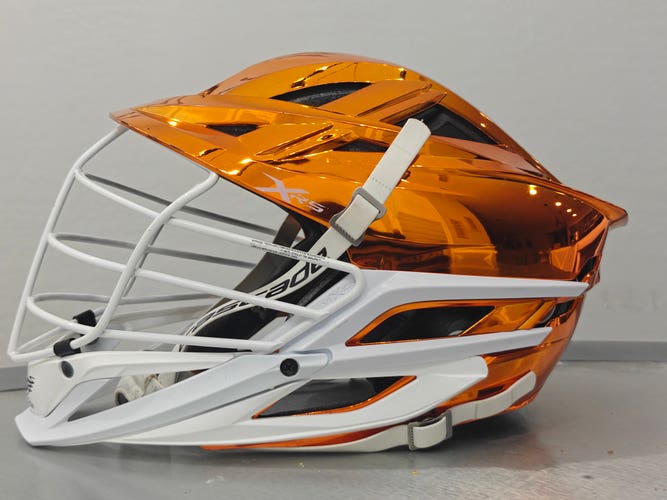 Orange Chrome Cascade XRS Helmet (Used)