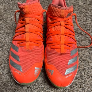 Orange Men's Size M 11.0 (W 12.0) Adidas Adizero Low Top Metal (Used)