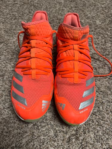 Orange Men's Size M 11.0 (W 12.0) Adidas Adizero Low Top Metal (Used)