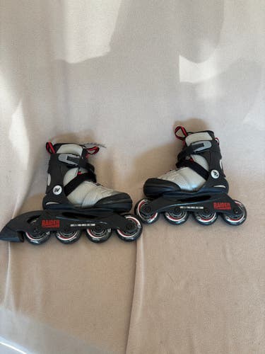 K2 Raider adjustable 11-2 Inline Skates Regular Width Size 11 (Used)