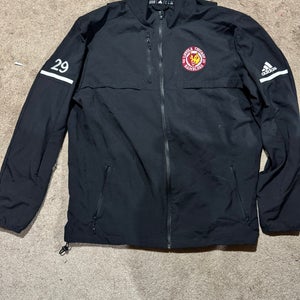 Black Men's Large Adidas Jacket (Used)