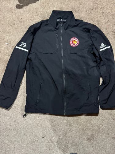 Black Men's Large Adidas Jacket (Used)